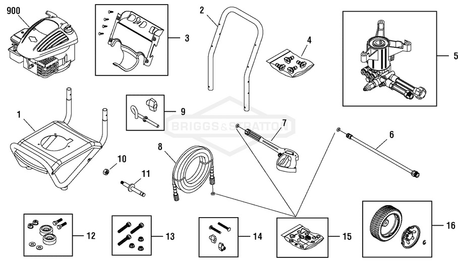 Briggs & Stratton 020446-2 POWERBOSS replacement Parts